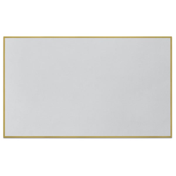 Corkboard, Fabric, 2 Door, Satin/Gry, 48x36"